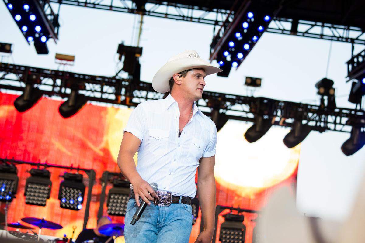 Country artist Jon Pardi performed at the California Mid-State Fair on Thursday, July 26, 2018.