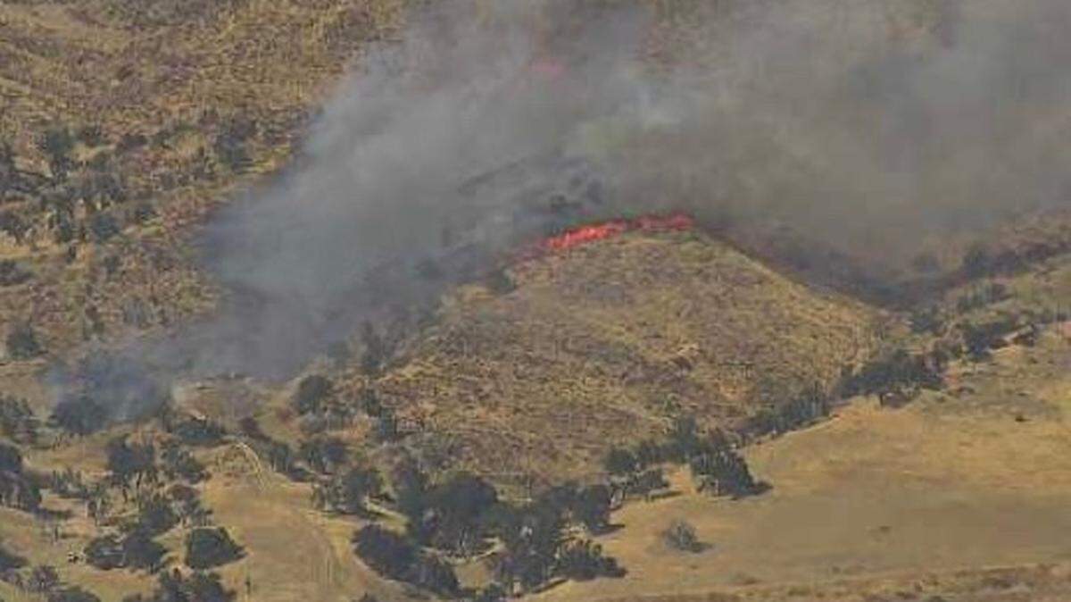 What is being called the Rinconada Fire started between New Cuyama and Santa Maria late Friday afternoon, according to a tweet by Los Padres National Forest. 