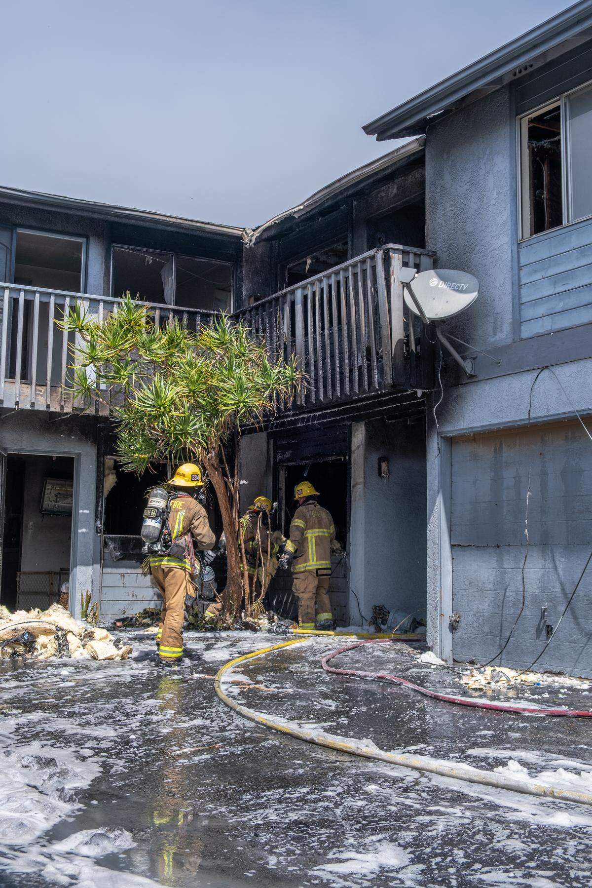 An apartment on the 900 block of 14th Street in Grover Beach caught fire on July 29, 2025. At least five units were affected, with four completely destroyed according to Five Cities Fire Chief Scott Hallett.