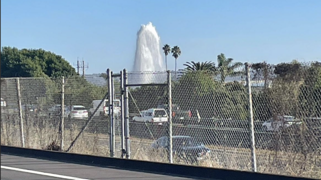 Busted fire hydrant backs up traffic in Pismo Beach | San Luis Obispo ...