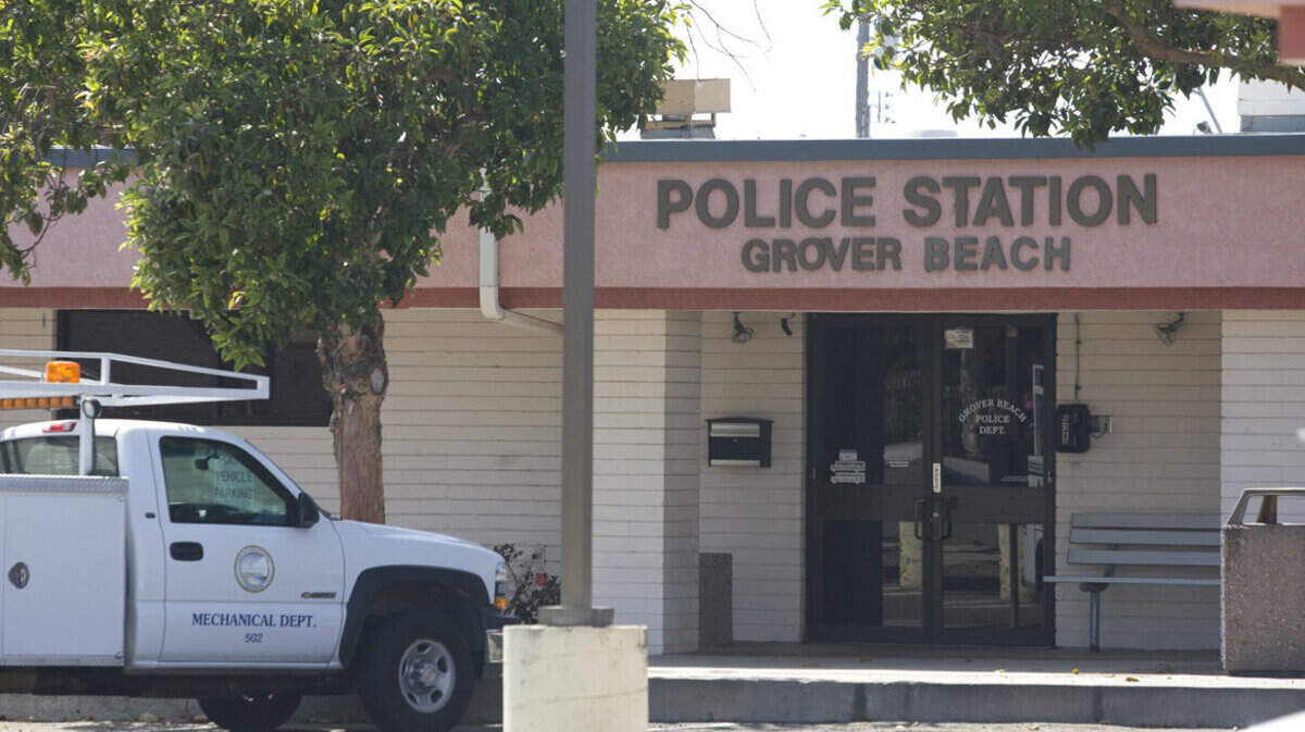 The Grover Beach police station on Rockaway Avenue.