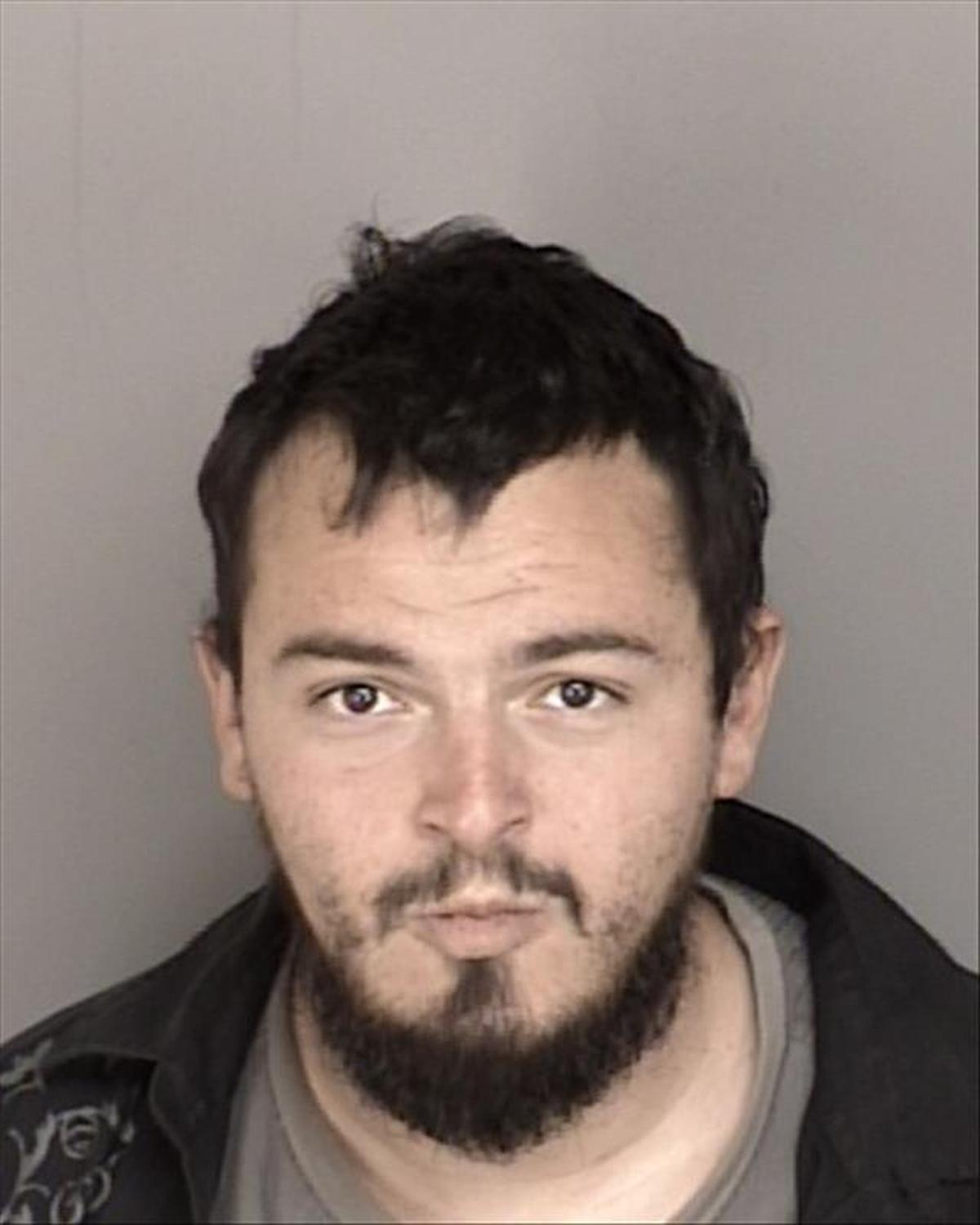 Mason James Lira, in his booking photo from Monterey County.