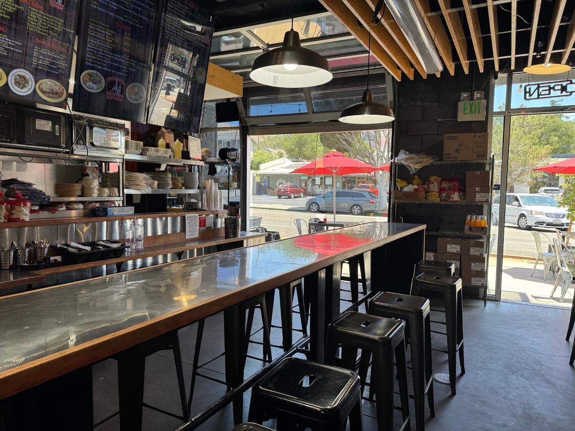 The interior of Taqueria Santa Cruz Express at 1308 Monterey St. in San Luis Obispo.