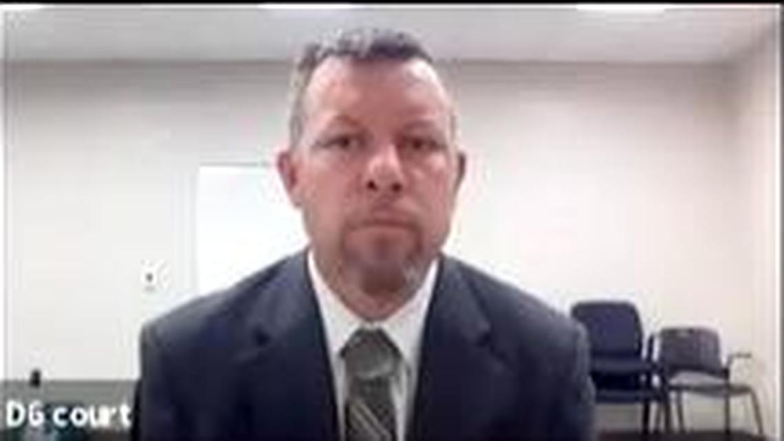 Paul Flores, 44, of San Pedro appears at his arraignment in San Luis Obispo Superior Court on Tuesday, April 15, 2021. He was taken into custody in San Pedro and booked into San Luis Obispo County Jail on suspicion of the murder of Cal Poly student Kristin Smart.