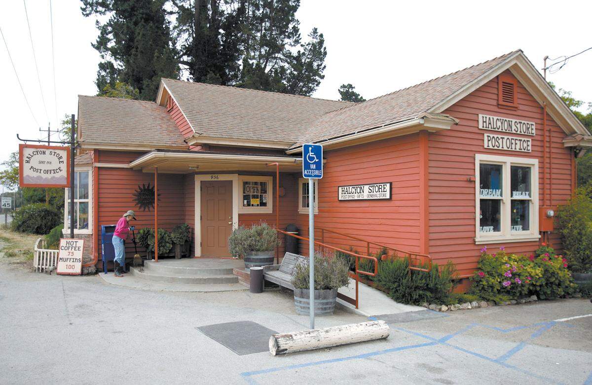 The Halcyon Store and Post Office.