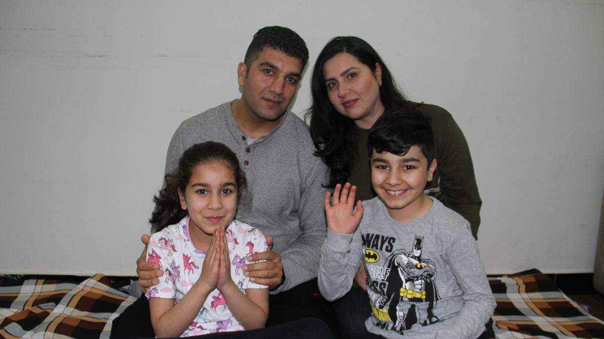 The Barakzai family, seen here in a picture taken Thursday, Feb. 24, 2022, in Pakistan, is trying to emigrate to the United States and relocate to San Luis Obispo County. Kawa Barakzai, back left, his wife Kegina and children Ben Yamin, front right, and Maryam fled Afghanistan because Barakzai worked with the U.S. for years in his country, which made the family a target of the Taliban.