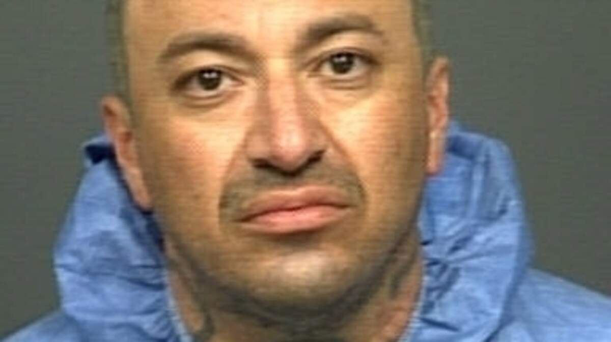 Joseph Adrian Munoz — seen here after he was arrested on Sept. 18, 2013, in a suspected murder case — died on April 19, 2026, when he was shot by sheriff’s deputies after he fired a shotgun at them as they responded to a family disturbance call in Nipomo. He had a lengthy criminal history, including a conviction for voluntary manslaughter in the murder case.