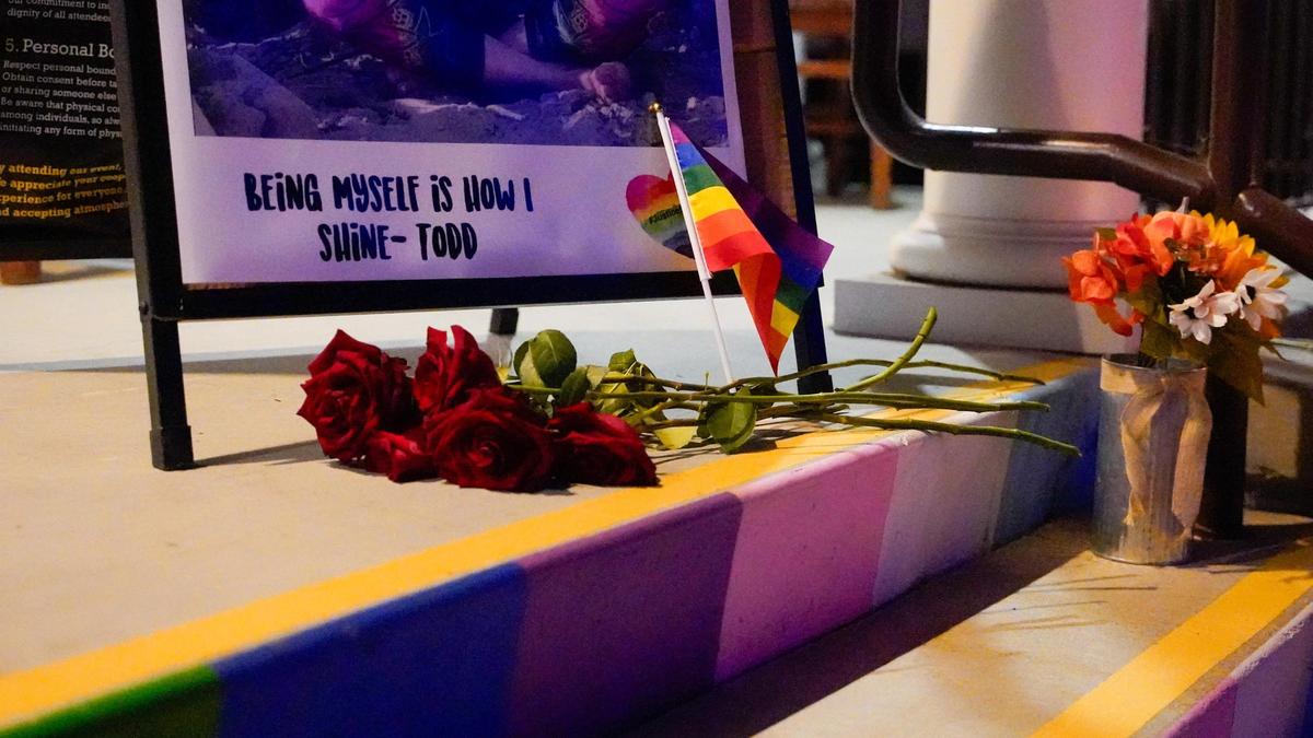 The San Luis Obispo community celebrated the life of Todd Joseph Pinion, an Atascadero resident who was killed in an alleged hate crime Oct. 30 at a vigil hosted by the Gala Pride & Diversity Center Friday, Nov. 22, 2024.
