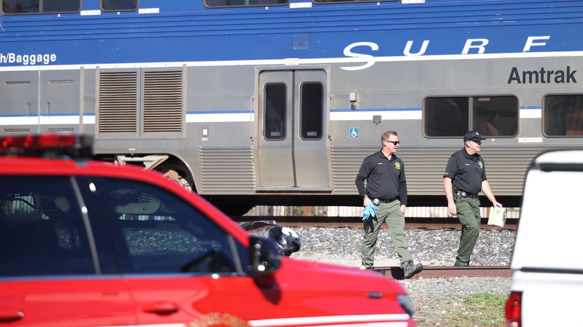 Amtrak service was halted in San Luis Obispo on Jan. 25, 2024, as law enforcement investigated a train collision in the area of Industrial Way.