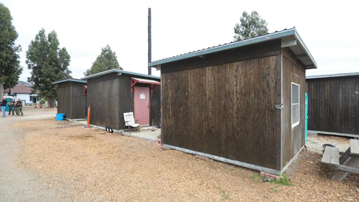 The Sunny Acres sober-living facility was inspected by San Luis Obispo County code enforcement officers and other agencies Wednesday morning, June 23, 2021. This photo is from the area where living facilities are located.