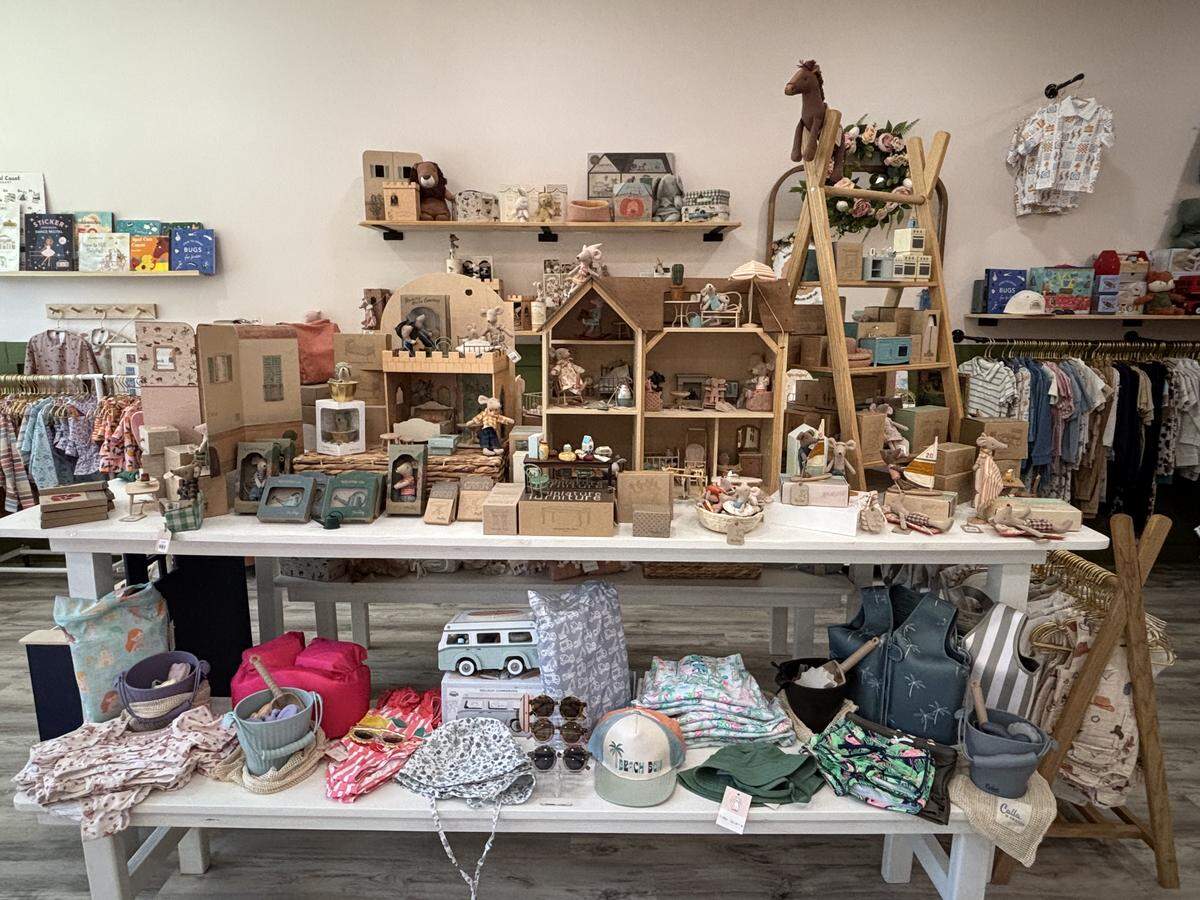 Shop Little Cousins in Atascadero sells Maileg, Danish mice plush toys all dressed in a variety of clothing with accessories.