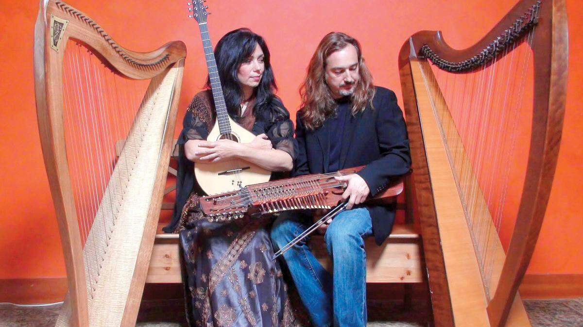 Lisa Lynne and Aryeh Frankfurter teamed up six years ago and will play together in Harmony on Saturday, Jan. 17. They have released more than 30 recordings between them.