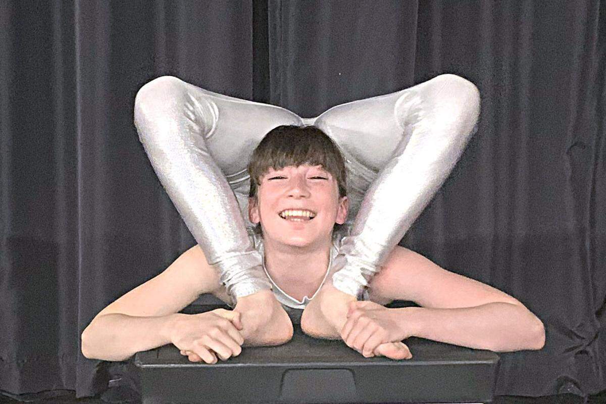 Flexible doesn’t begin to describe La Colina Junior High School student Lila Woodard, who has achieved considerable success as a contortionist.