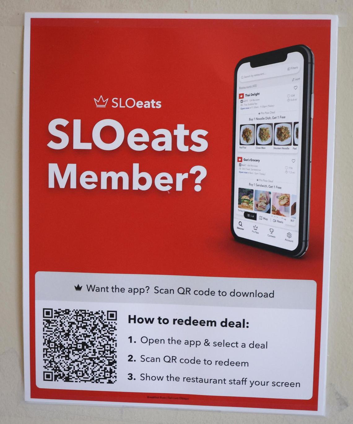 The SLOeats app helps connect restaurants like Breakfast Buzz with their customers, seen here on March 27, 2025.
