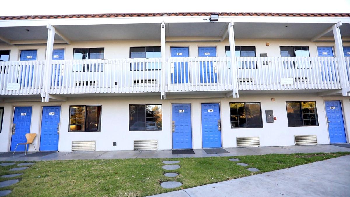 The new Paso Robles homeless shelter opened Dec. 2, 2020, at the former Motel 6 off Riverside Avenue. These rooms were turned into office space.