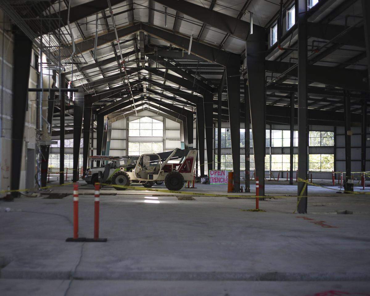 San Luis Obispo Classical Academy is renovating a building on Broad Street to house its daycare, preschool and K-8 programs. Opening is planned for August 2026. Seen here on Oct. 28, 2025.