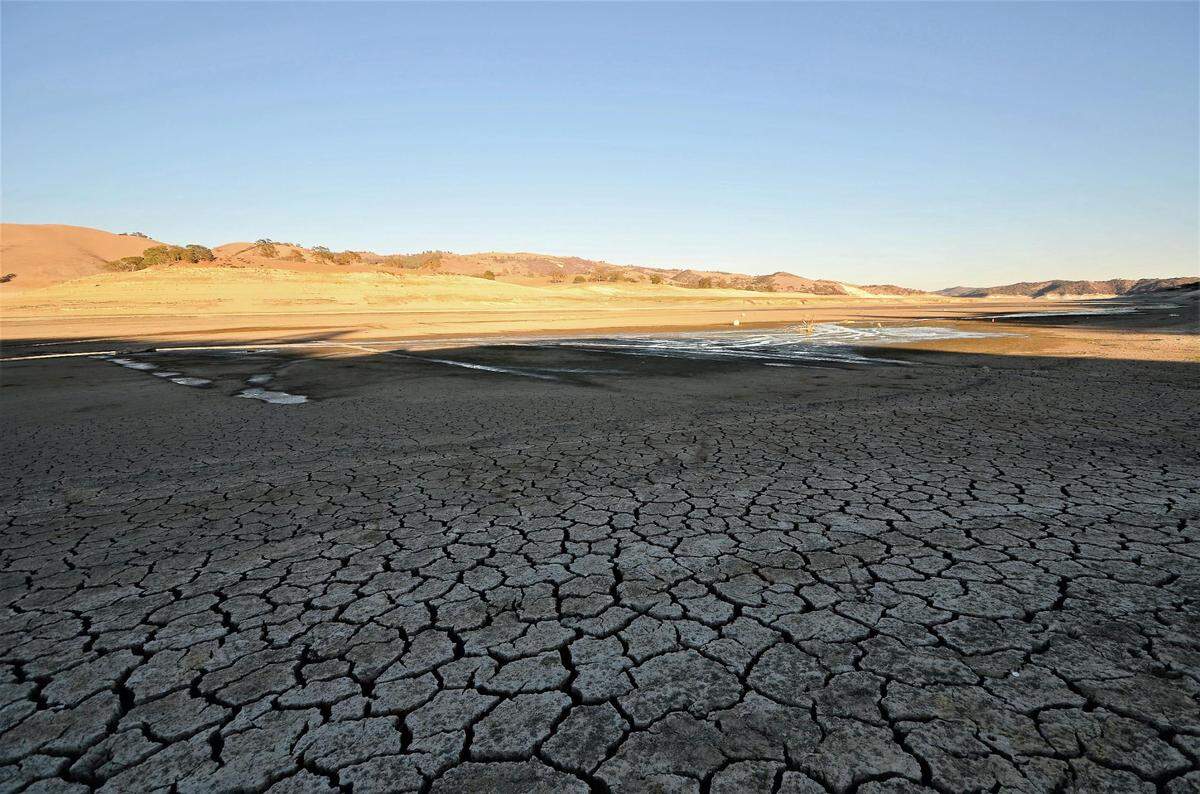 PG&E meteorologist John Lindsey took this photo of Lake San Antonio, located in southern Monterey County and northern San Luis Obispo County, in 2014 during a drought.
