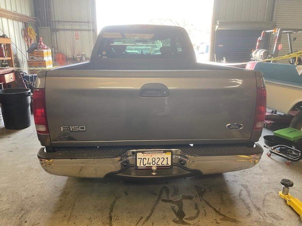 The 2003 Ford F-150 was towed away from the Hidden Oaks Village apartments in Atascadero on Friday, March 14, 2025, following a fatal hit-and-run crash that killed a boy on El Camino Real.