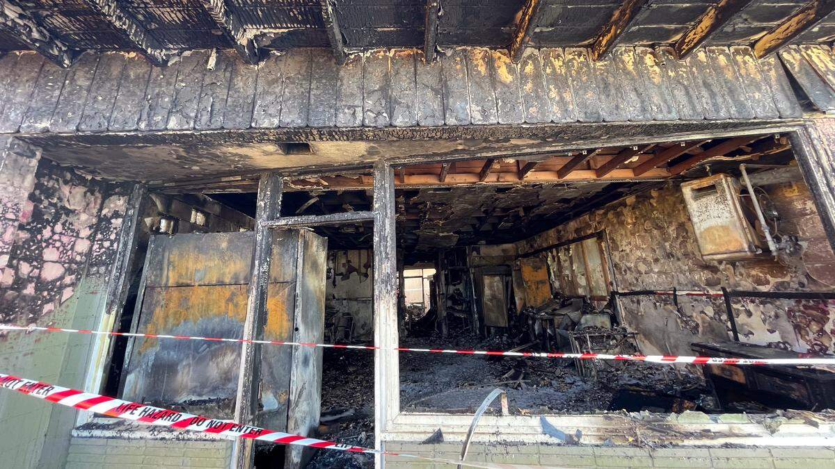 5 Cities Fire Authority and Cal Fire extinguished a fire on Front Street in Oceano early Friday morning, May 12, 2023.