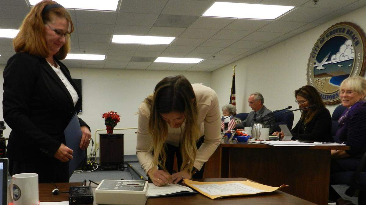 New Grover Beach City Councilwoman Desire “Desi” Lance was appointed on January 7, 2019
