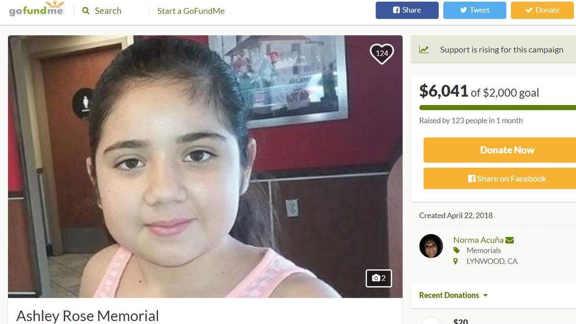 The Flores family set up a GoFundMe page after 11-year-old Ashley died of a severe asthma attack on Christmas Eve. On Tuesday, her family filed a complaint against Los Angeles County and Sheriff Jim McDonnell, alleging that multiple 911 calls were misrouted.