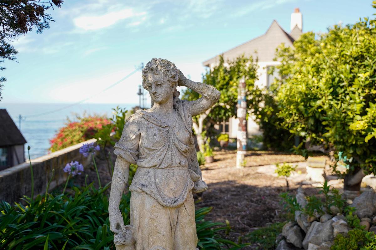 The future of the Chapman Estate — a home on Shell Beach’s bluffs featuring art, historic architecture, gardens and more — is up in the air as the city of Pismo Beach contemplates divesting from its ownership of the property, pictured here Dec. 19, 2024. The Chapman Estate Foundation, the nonprofit that operates the property, is interested in taking ownership if the city decides to move on.