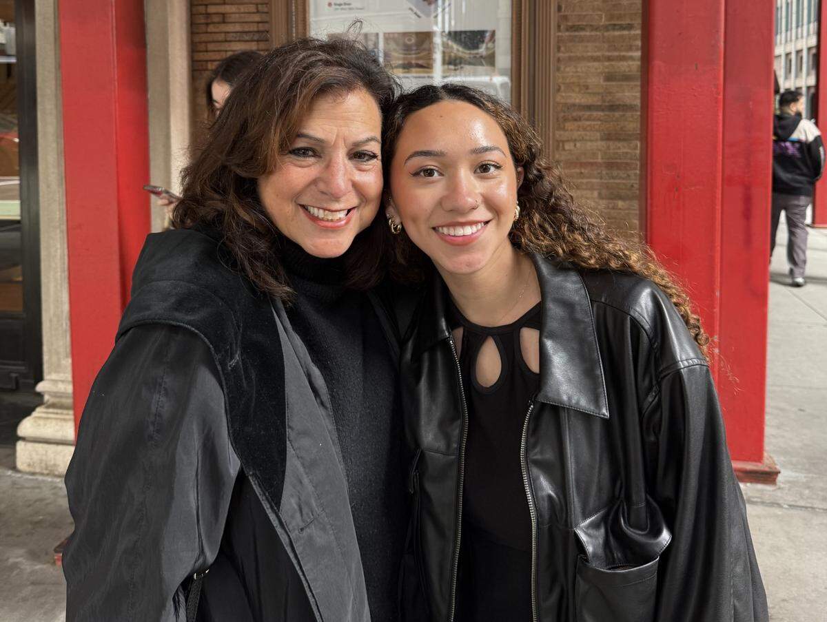 SLO Court Appointed Special Advocates mentor Kirsti Tcherkoyan, left, with her former foster youth mentee Shekhinah Braly. County budget cuts would lead to the foster youth mentor program that brought the two together to be entirely defunded.