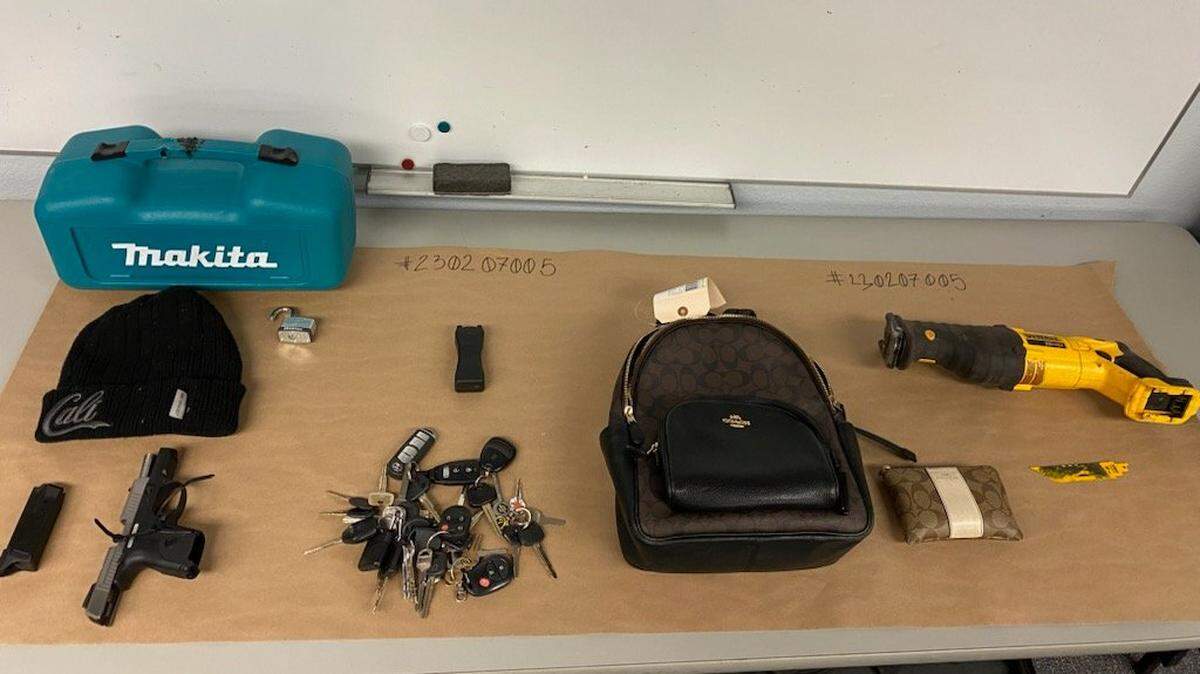 The San Luis Obispo Police department arrested two Santa Maria residents in connection to a vehicular burglary that occurred in the 1500 block of El Tigre Court.