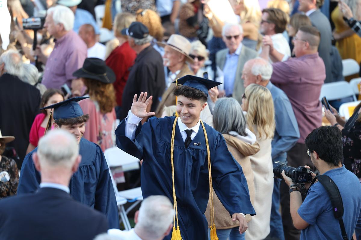 Mission College Prep awarded diplomas to 69 graduates on the steps of Mission San Luis Obispo on May 31, 2024.