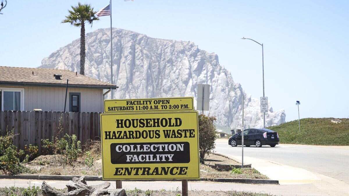 The Morro Bay Household Hazardous Waste Facility, seen here on July 16, 2026, will close by the end of the month.