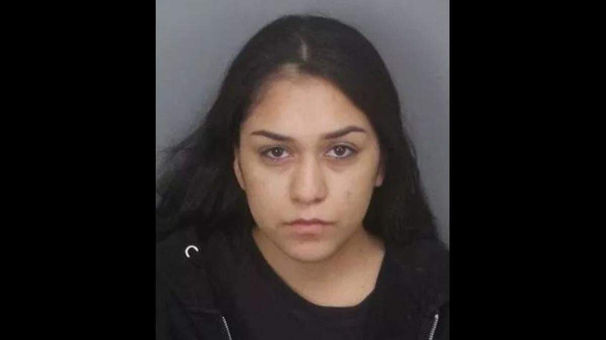 Sarah Marie Gomez, 19, of Ontario was arrested on suspicion of murder and attempted murder after she struck her baby and her baby's father with a car, killing the infant girl, police said.