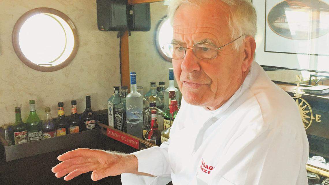 Morro Bay chef Leonard Gentieu replies on a simple recipe to transform expensive abalone into an expensive dish.