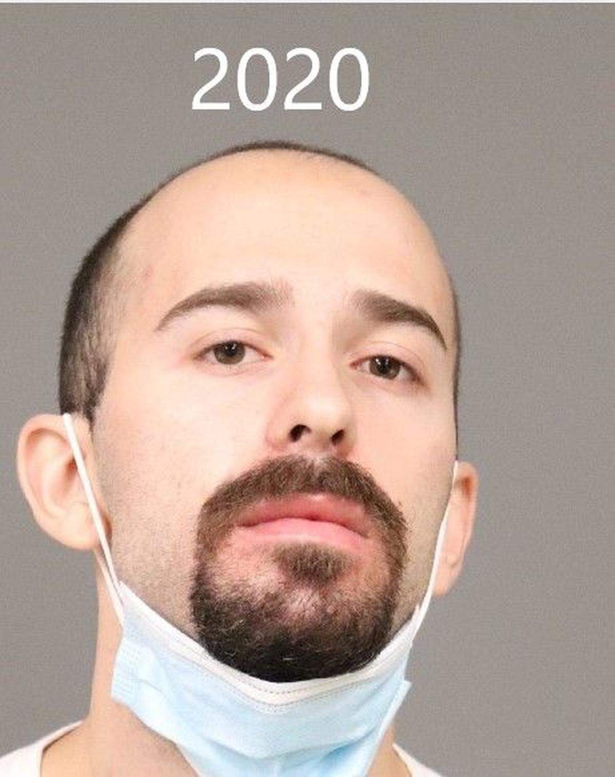 Michael Giovanni Benadiba, 25, is alleged to have crashed his Prius into Big 5 Sporting Goods in San Luis Obispo in an attempted gun heist on Sept. 23, 2023.