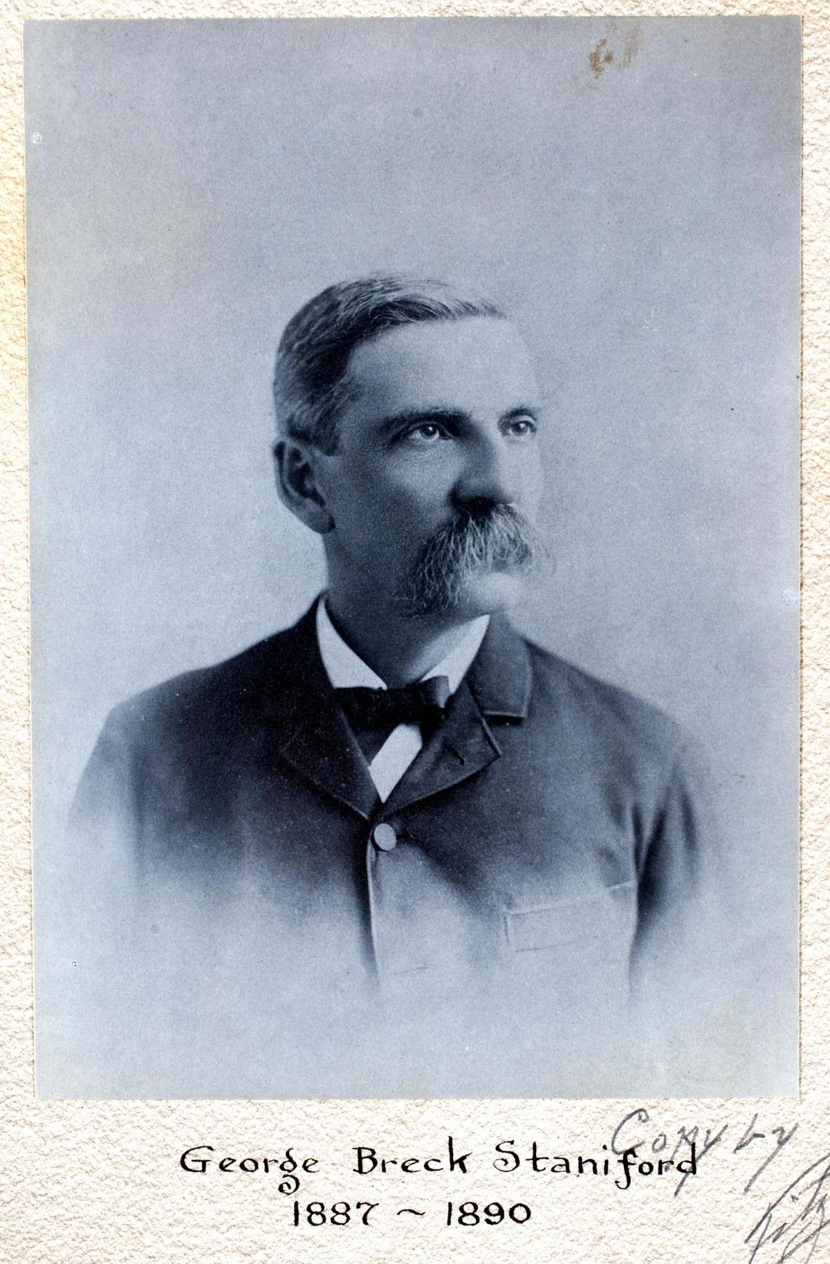 George Breck Stanford served as Master of the King David Masonic Lodge from 1887-1890. He was founder of the Oakland Tribune and editor of San Luis Obispo Tribune and other newspapers. Photos courtesy King David’s Masonic Lodge of San Luis Obispo