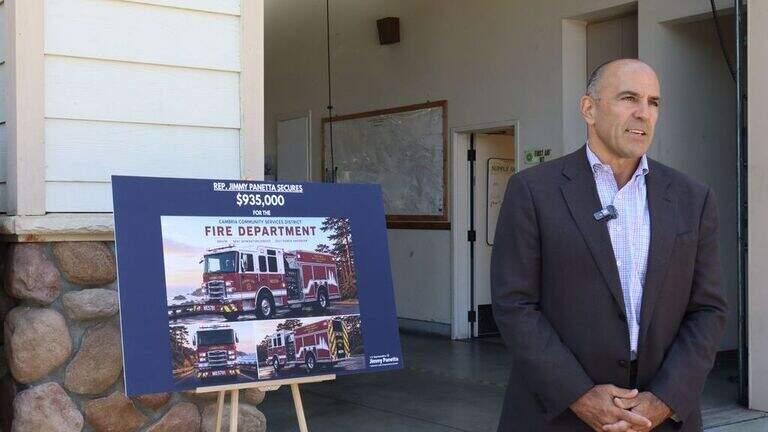 SLO County town gets nearly $1 million for new fire engine