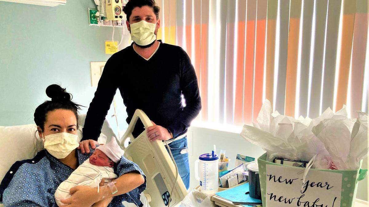 Kelsey and Jesse Bilsten’s daughter was the first baby born in San Luis Obispo County in 2022. She was born at Sierra Vista Regional Medical Center in San Luis Obispo on New Year’s Day.