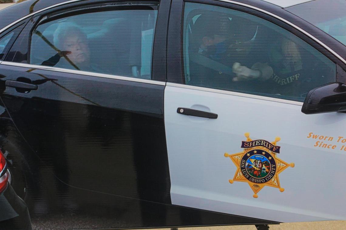 Arrest of Reuben Flores, photo provided by San Luis Obispo County Sheriff.