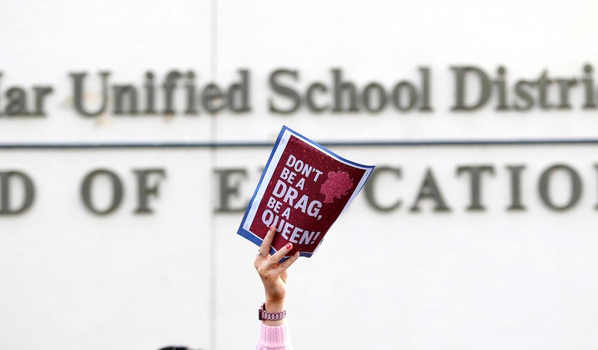 A contentious Lucia Mar Unified School District board meeting on May 6, 2025, kicked off with crowds of people rallying outside the board room over the issue of transgender students’ participation in school sports and use of the bathrooms and locker rooms that align with their gender identities.