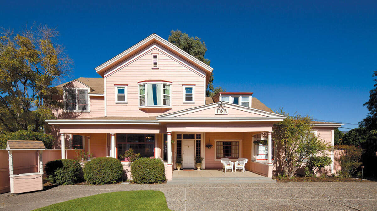 The Gamma Phi Beta house is a 1904 Victorian.