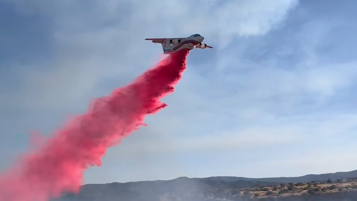 Wildfire burns more than 400 acres near SLO County border