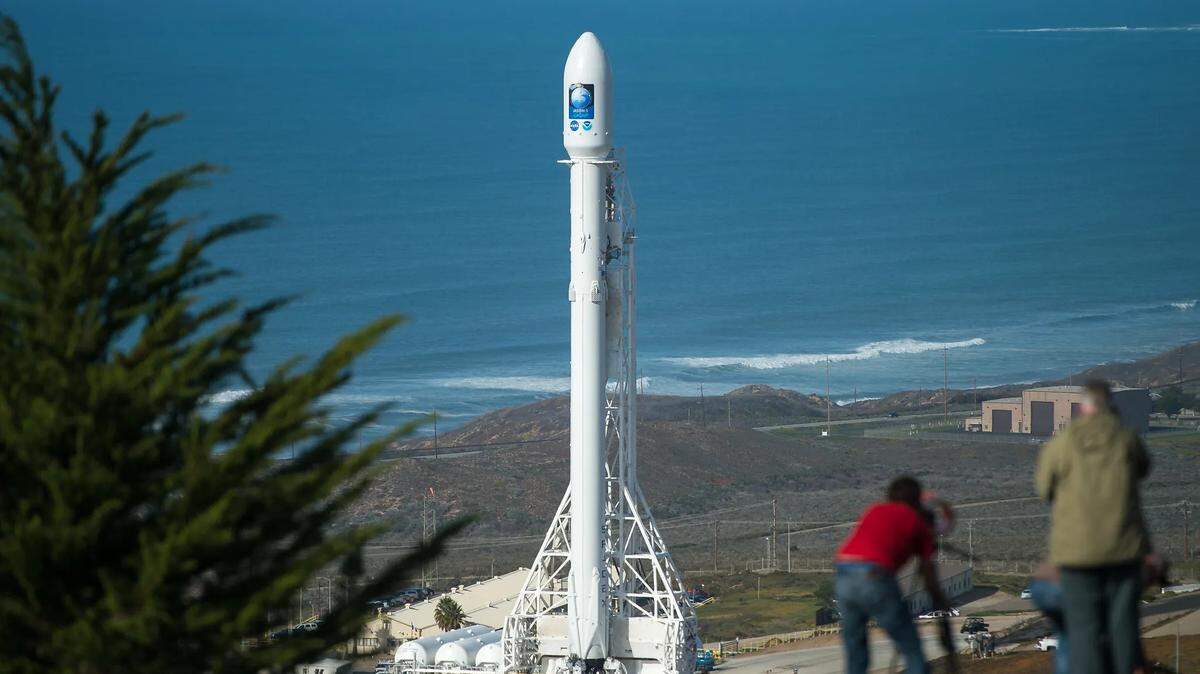 In early 2016, members of the media setup remote cameras for the SpaceX Falcon 9 rocket launch with the Jason-3 spacecraft onboard. NASA recently awarded SpaceX a contract to deliver the newest ocean observatory for an international mission known as Sentinel-6B.