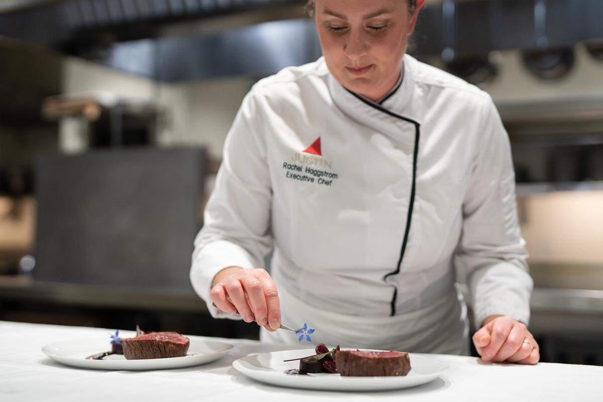 Executive Chef Rachel Haggstrom’s menu earned Paso Robles’ The Restaurant at Justin’s fourth straight Michelin star and Michelin Green star.