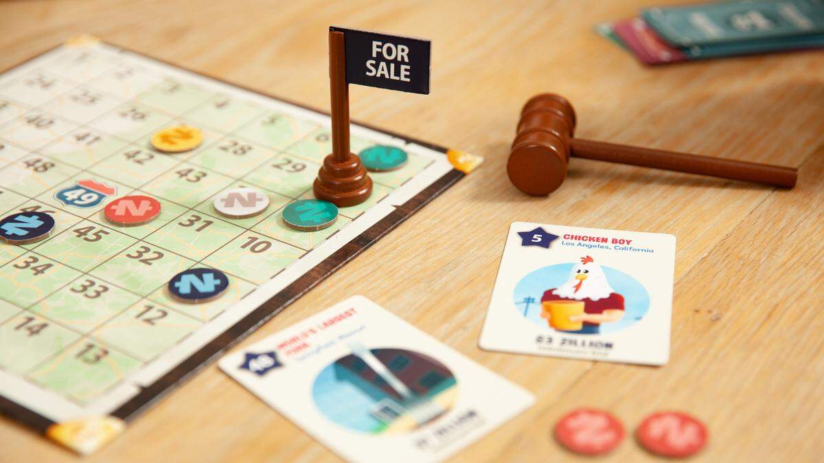 Big Potato Games' Zillionaires Road Trip USA game features San Luis Obispo's Bubblegum Alley among its 49 spotlighted locations.