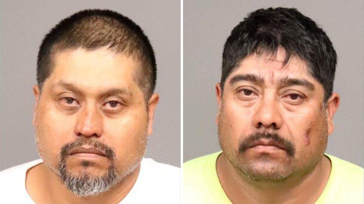 Alejandro Soriano Ortiz, left, and his brother Celestino Soriano Ortiz were arrested on Oct. 11, 2025, in connection to the alleged murder of Isabel Lucas Velasco, believed to be Alejandro’s former girlfriend. They were also both charged in connection to alleged arson of her vehicle.