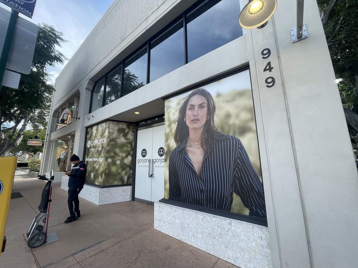 Jewelry chain Gorjana is expected to open in the former Bluemercury spot at 949 Higuera St. in downtown San Luis Obispo in spring 2026.