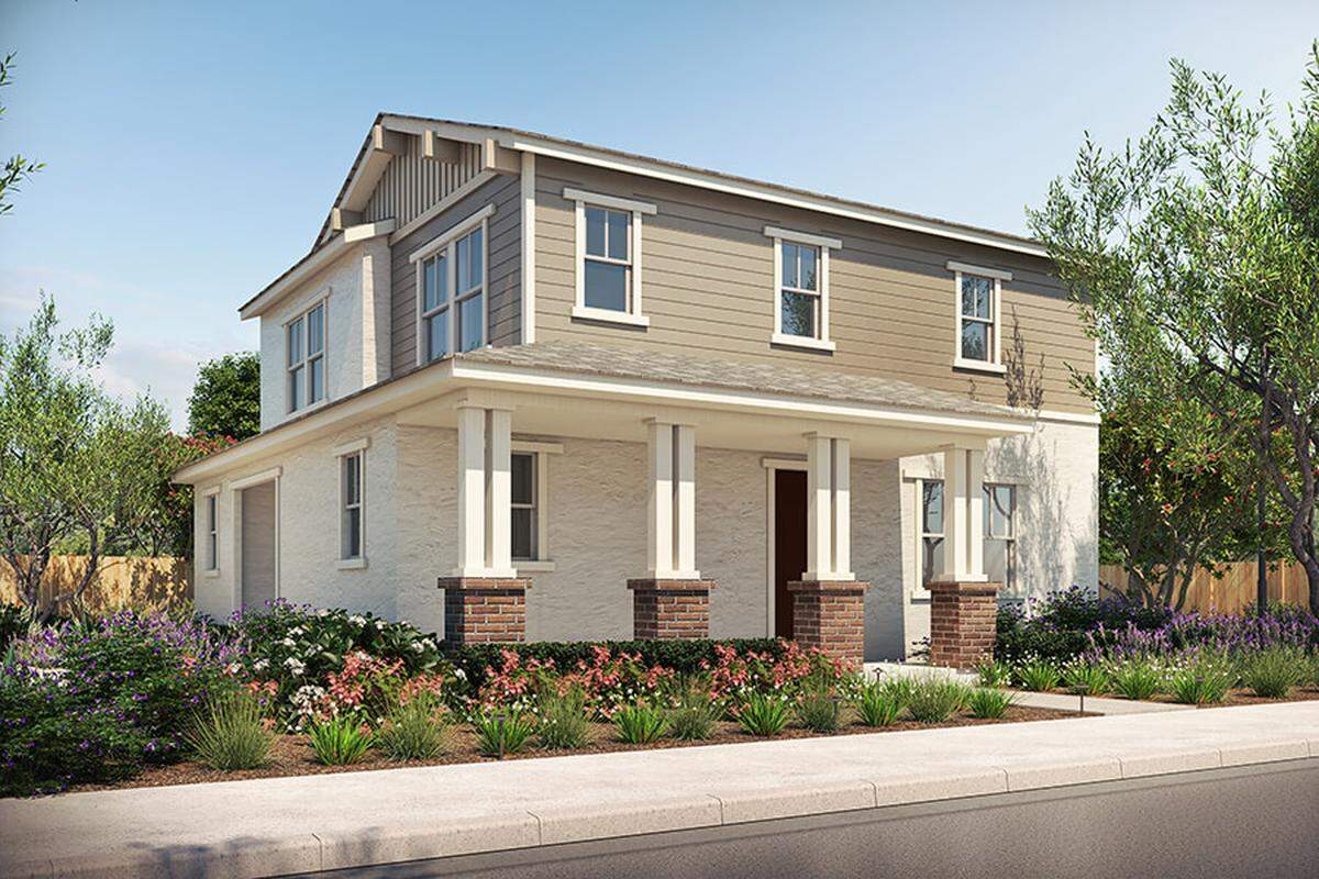 Avila Ranch concept art displays an Islay neighborhood collection home, which start in the mid-$700,000 range.