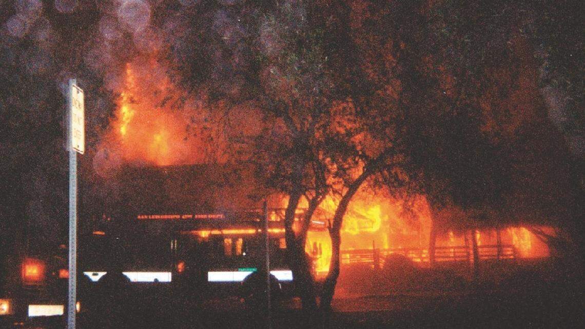 Firefighters arrived at the Foothill Square retail complex around 4 a.m. Wednesday.