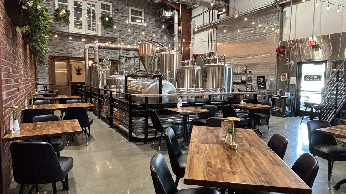 Primal House at 3330 Ramada Drive combines its space with a taproom and restaurant, with a more private dining room behind the taproom.