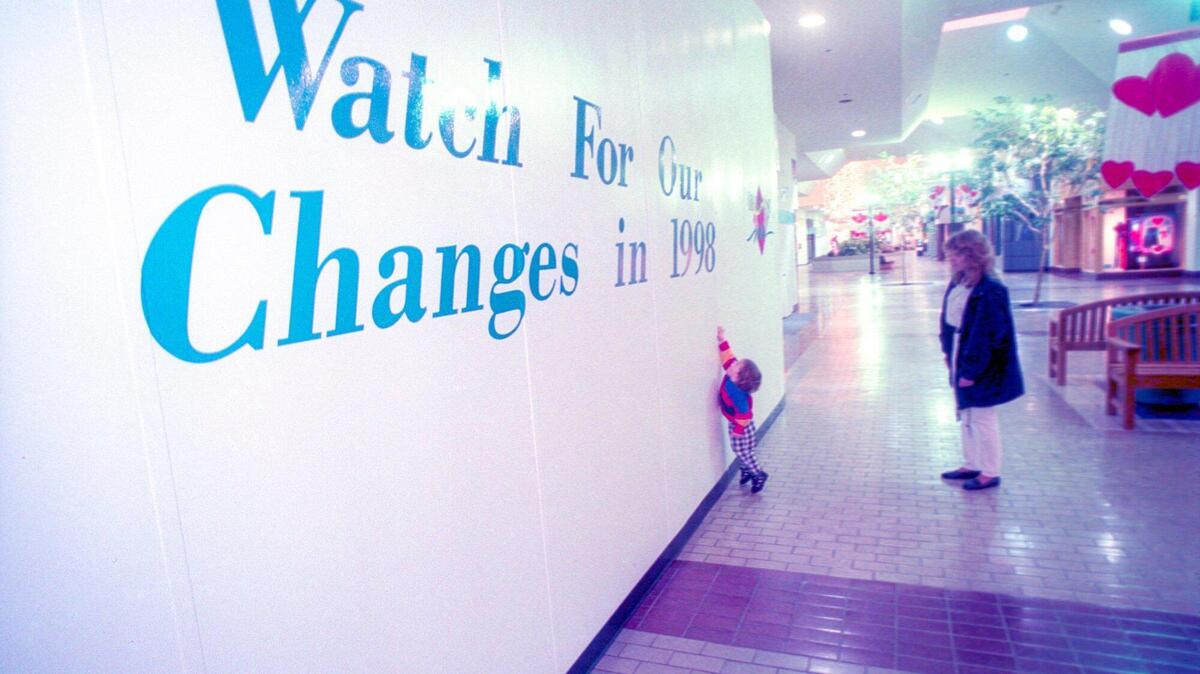 The Central Coast Plaza, San Luis Obispo’s first and only enclosed mall, was running out of steam by Feb. 19, 1998. Some of the store fronts near the end of the mall nearest Embassy Suites never found tenants. It was later torn down and rebuilt as the SLO Promenade.
