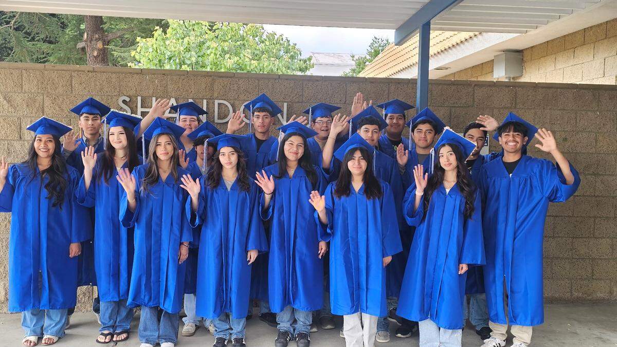 The Shandon Joint Unified School District saw 19 seniors graduate on June 5, 2025.